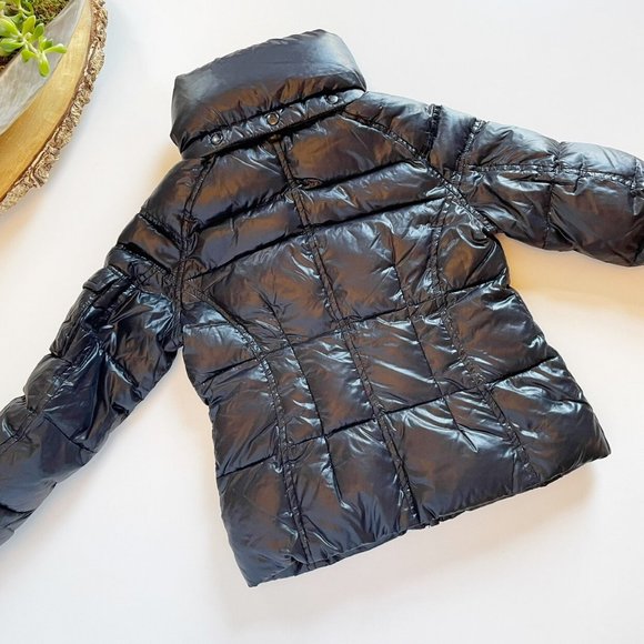 • S13 Gloss Black Down Puffer Coat • Size 6 - Picture 5 of 9
